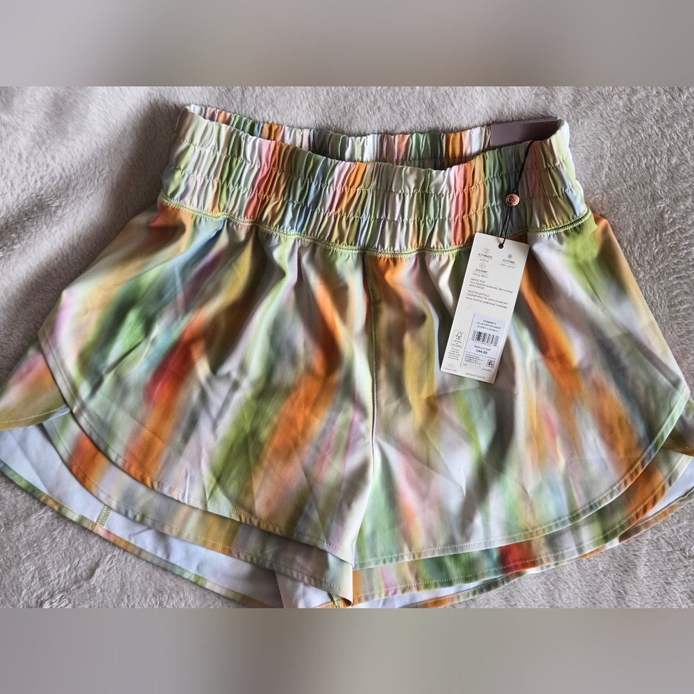 Women’s Multicolor Athletic Shorts - Lightweight Running Skort